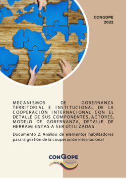 Documento 2: Análisis de elementos habilitadores para la gestión de la cooperación internacional