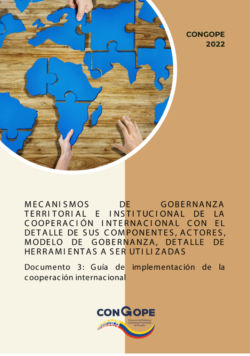 Documento 3: Guía de implementación de la cooperación internacional