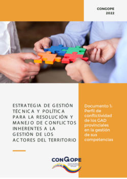 Documento 1: Perfil de conflictividad de los GAD provinciales en la gestión de sus competencias