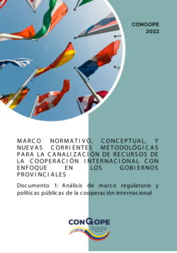 Documento 1: Análisis de marco regulatorio y políticas públicas de la cooperación internacional